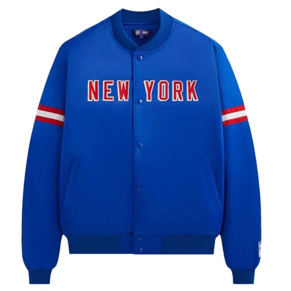 Kith for the New York Rangers Satin Bomber Jacket Medium - Picture 1 of 5